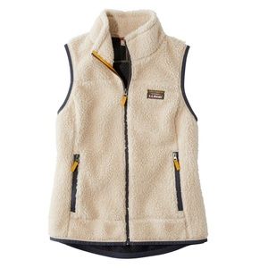 LL bean Mountain Pile Fleece Vest xs